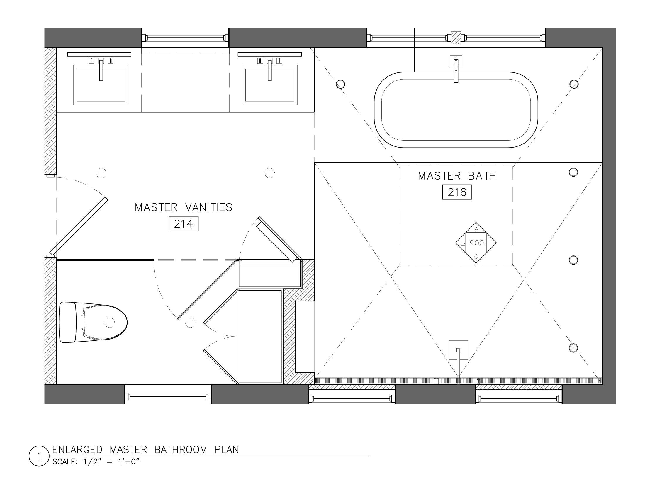 The entire bathroom is white except for the toilet area which we 